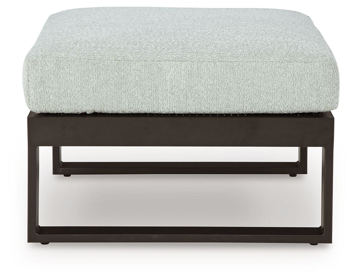Beachloft - Ottoman With Cushion - Black / Gray by Ashley – view 2