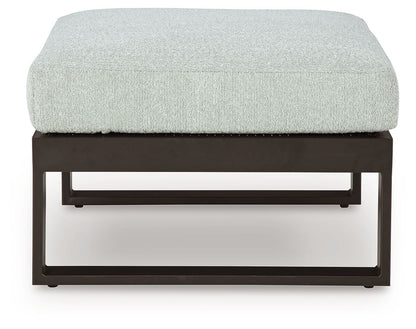 Beachloft - Ottoman With Cushion - Black / Gray by Ashley – view 2