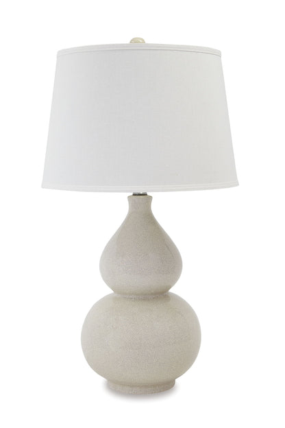 Saffi - Ceramic Table Lamp  - Cream by Ashley – Table Lamps