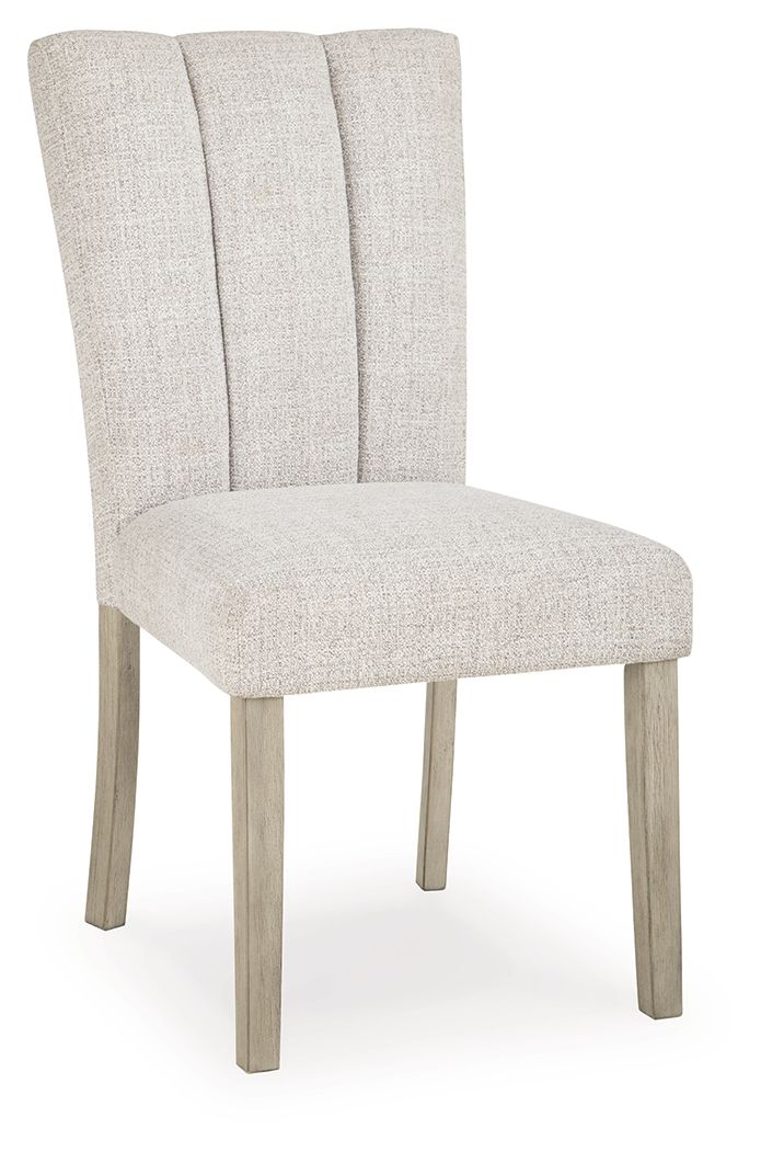 Larawyn - Dining Upholstered Side Chair (Set of 2) - Bisque by Ashley – view 2