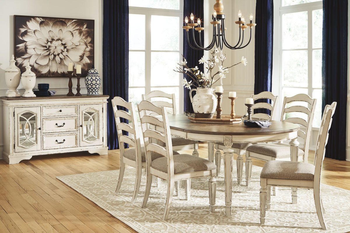 Realyn - Oval Dining Table Set by Ashley – view 2