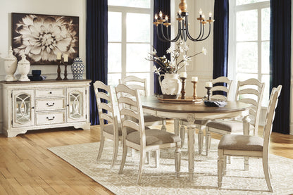 Realyn - Oval Dining Table Set by Ashley – view 2