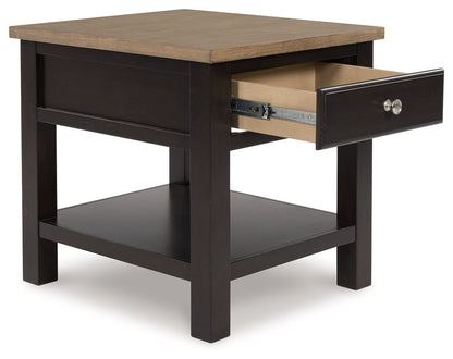 Drazmine - Rectangular End Table - Brown by Ashley – view 2