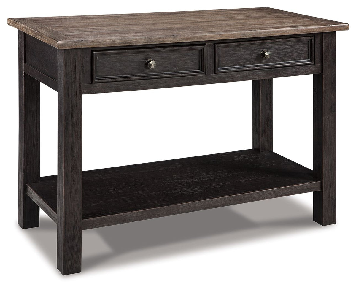 Tyler Creek - Sofa Table - Grayish Brown / Black by Ashley – Sofa Tables
