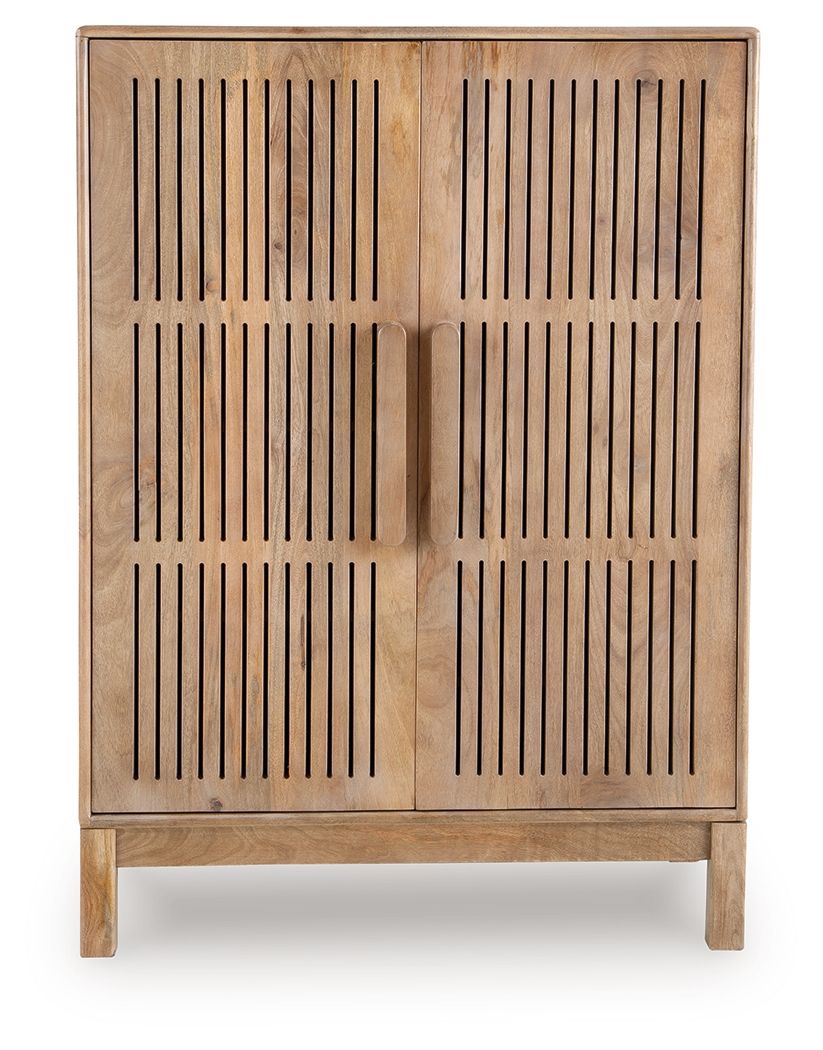 Pellamour - Bar Cabinet - Natural Brown by Ashley – view 3