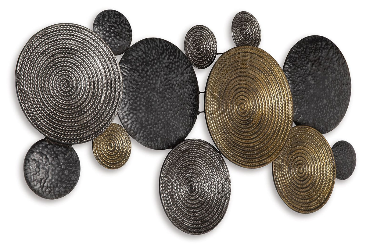 Emsley - Wall Decor - Metallic / Black / Gray by Ashley – view 4