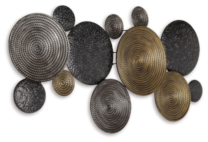 Emsley - Wall Decor - Metallic / Black / Gray by Ashley – view 4