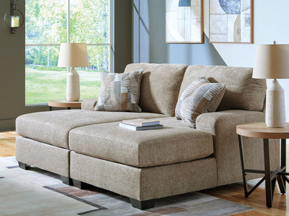 Newellen - 2-Piece Super Chaise - Beige – view 3