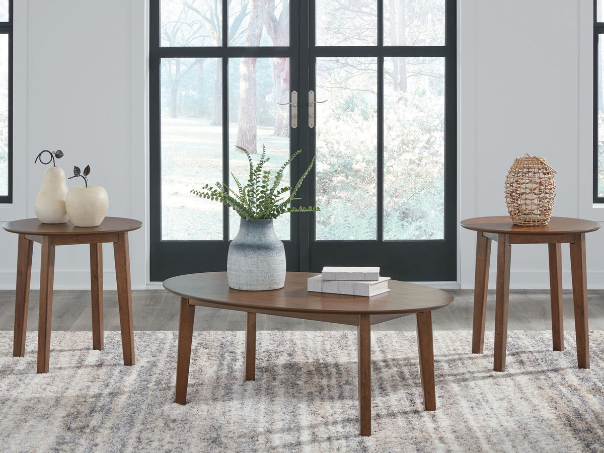 Gordonay - Occasional Table Set (Set of 3) - Brown by Ashley – view 2
