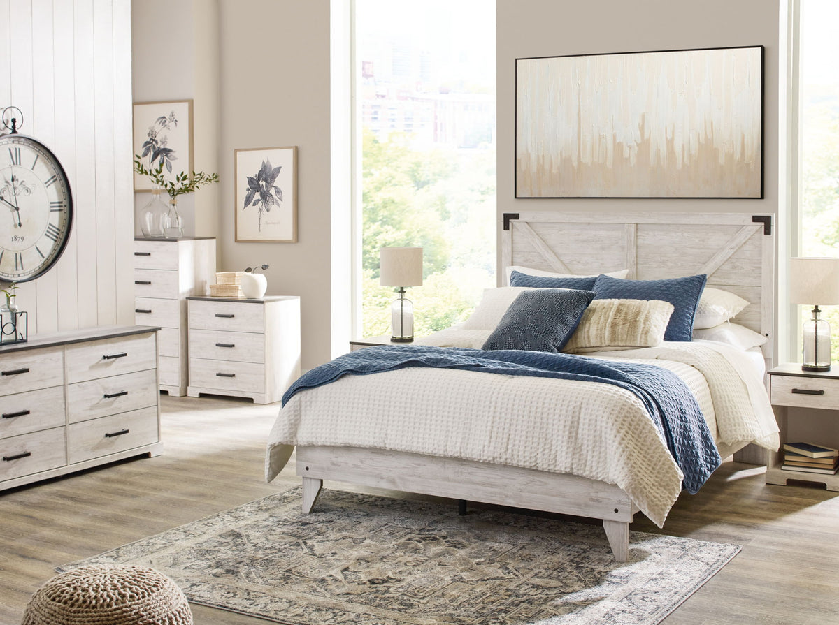 Shawburn - Panel Bedroom Set by Ashley – 3 Piece Bedroom Sets