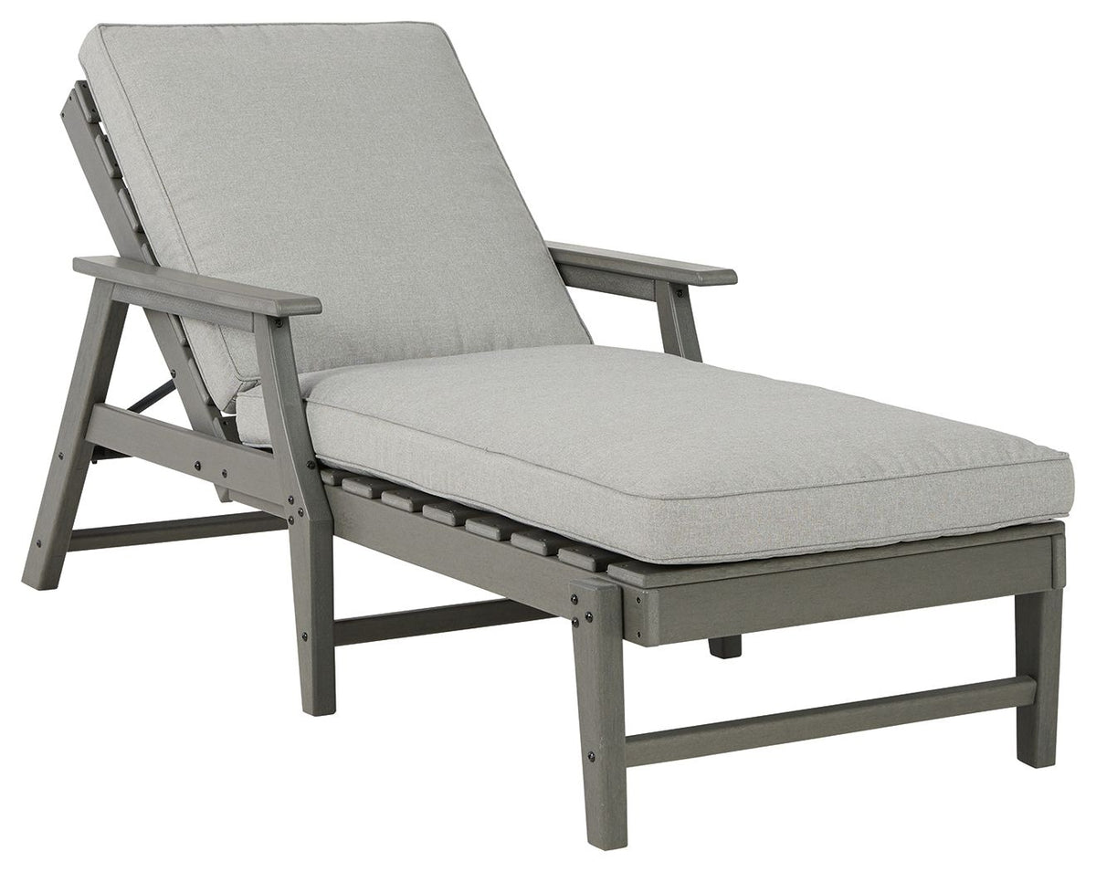 Visola - Chaise Lounge with Cushion - Gray by Ashley – view 2