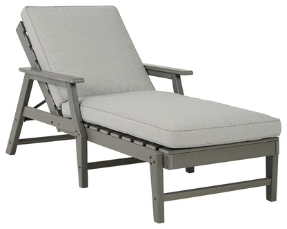 Visola - Chaise Lounge with Cushion - Gray by Ashley – view 2