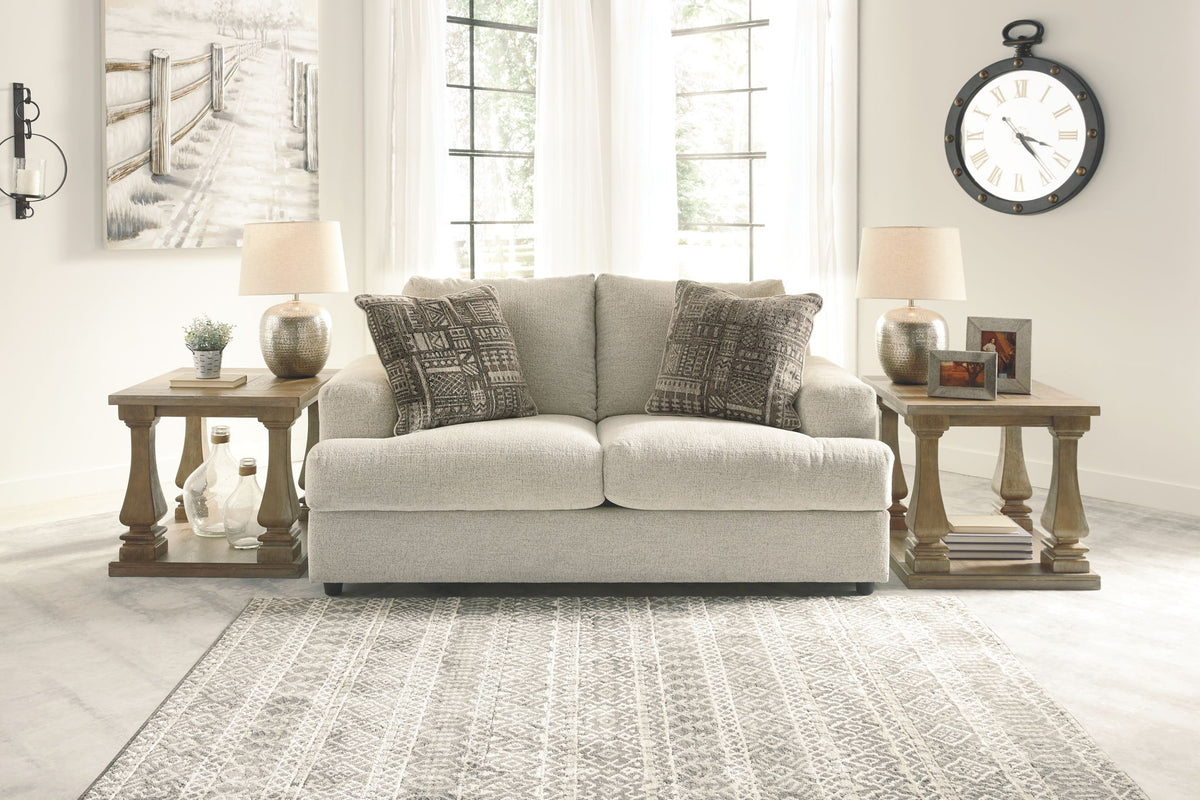 Soletren - 2 Pc. - Sofa, Loveseat - Stone by Ashley – view 2