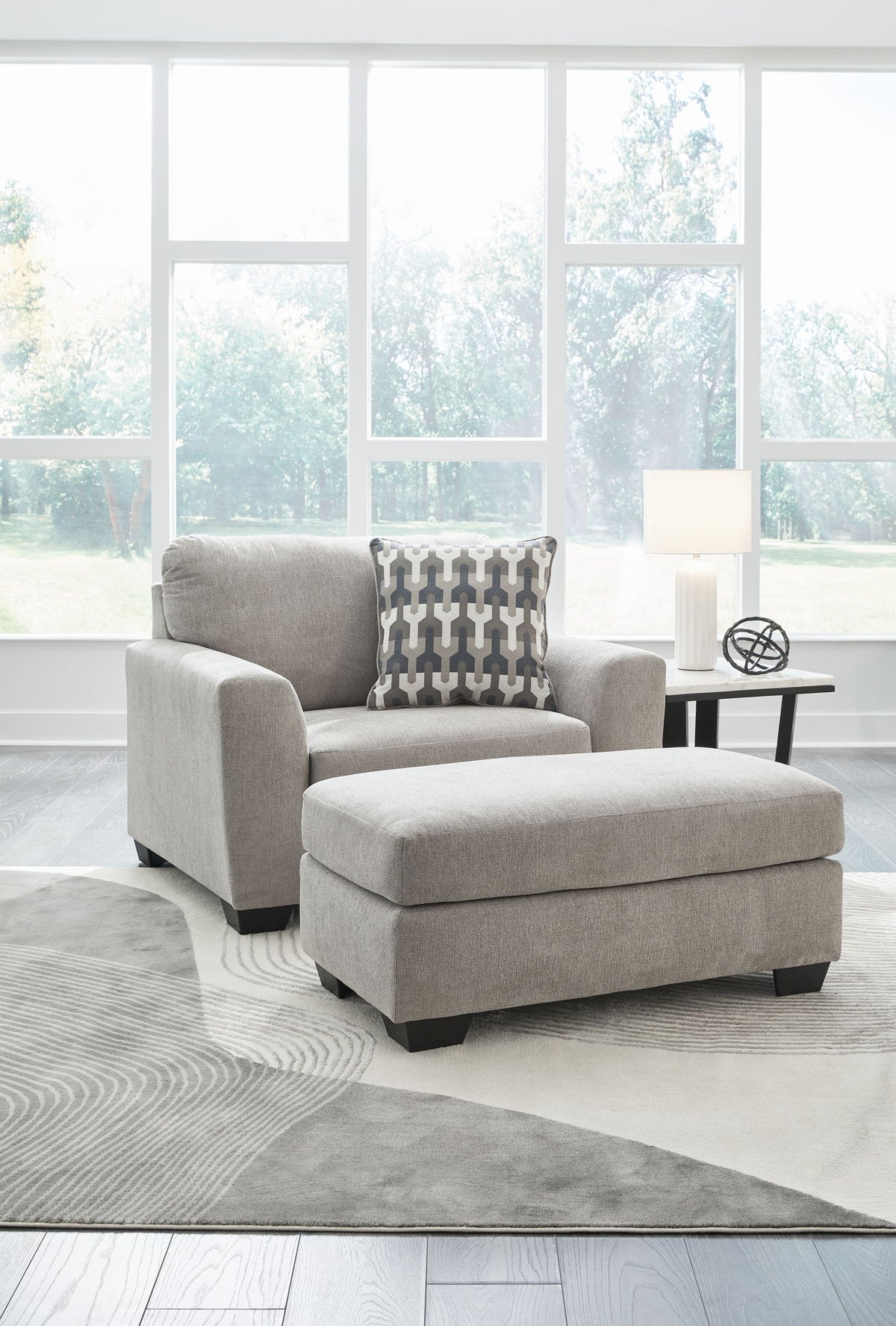 Avenal Park - Living Room Set by Ashley – Stationary Chair & Ottoman