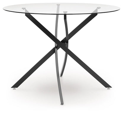 Pharwynn - Round Dining Room Table - Black by Ashley – view 2