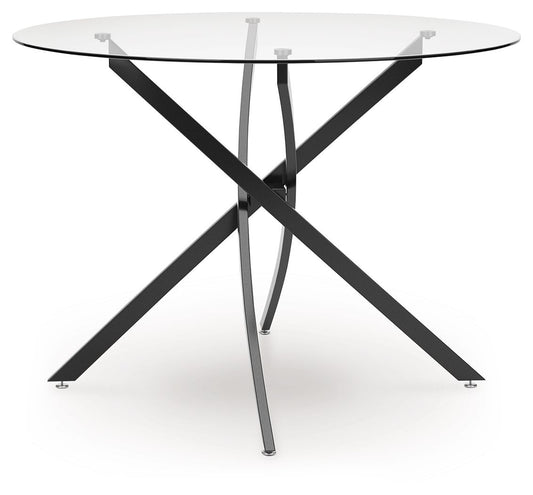 Pharwynn - Round Dining Room Table - Black by Ashley – view 2