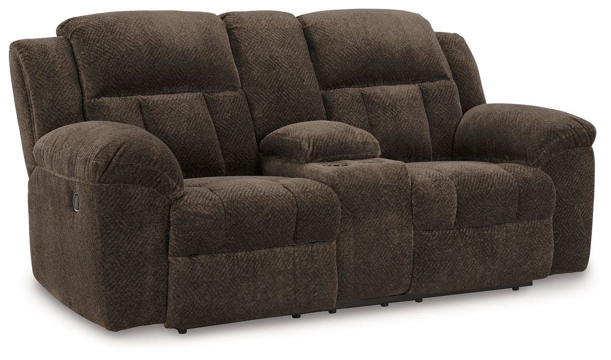 Frohn - Dbl Reclining Loveseat With Console by Ashley – view 2