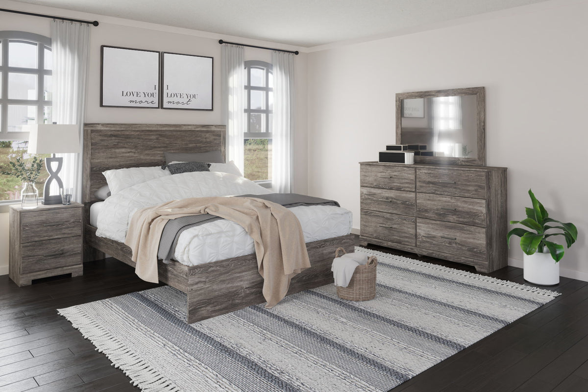 Ralinksi - Two Drawer Night Stand - Gray by Ashley – Accent Nightstands