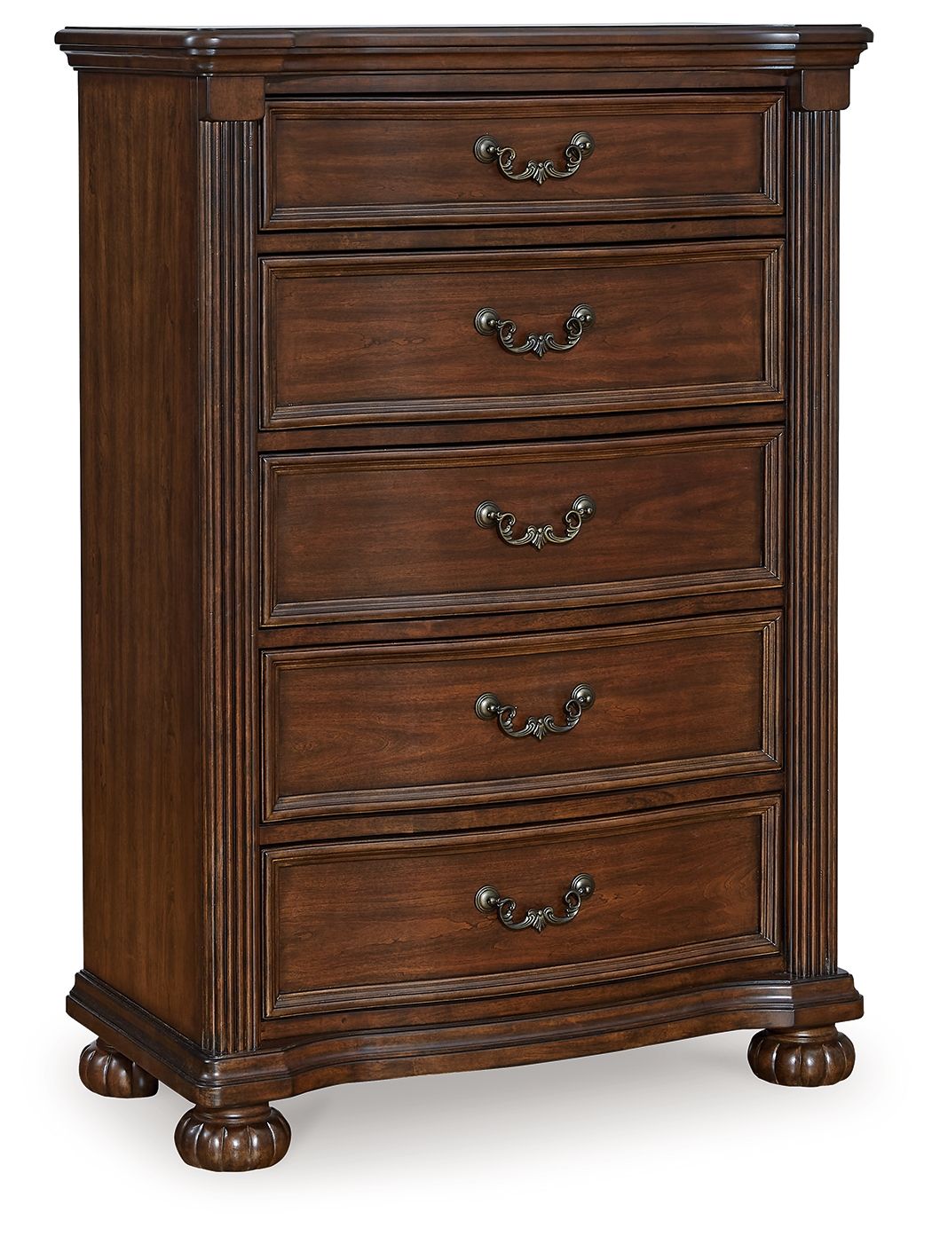 Lavinton - Five Drawer Chest - Brown by Ashley – Accent Chests