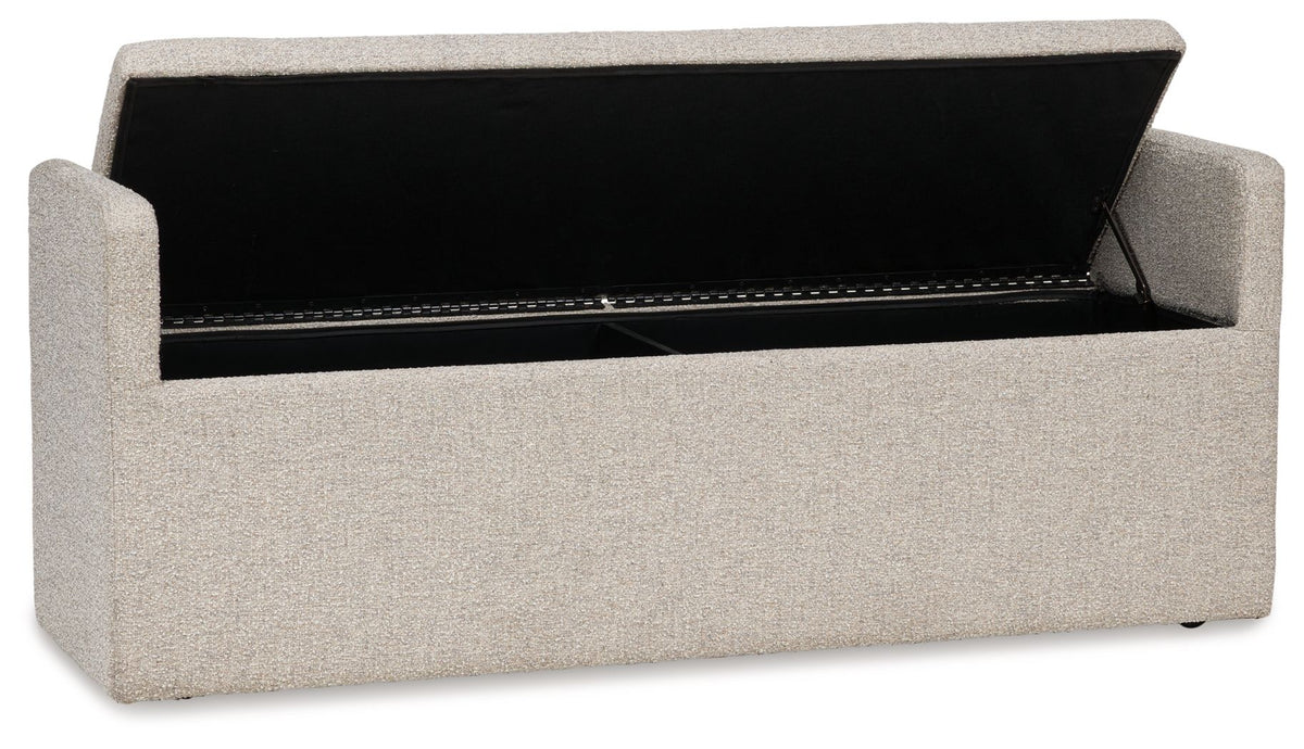 Galliden - Large Upholstered Dining Room Bench - Beige by Ashley – view 3