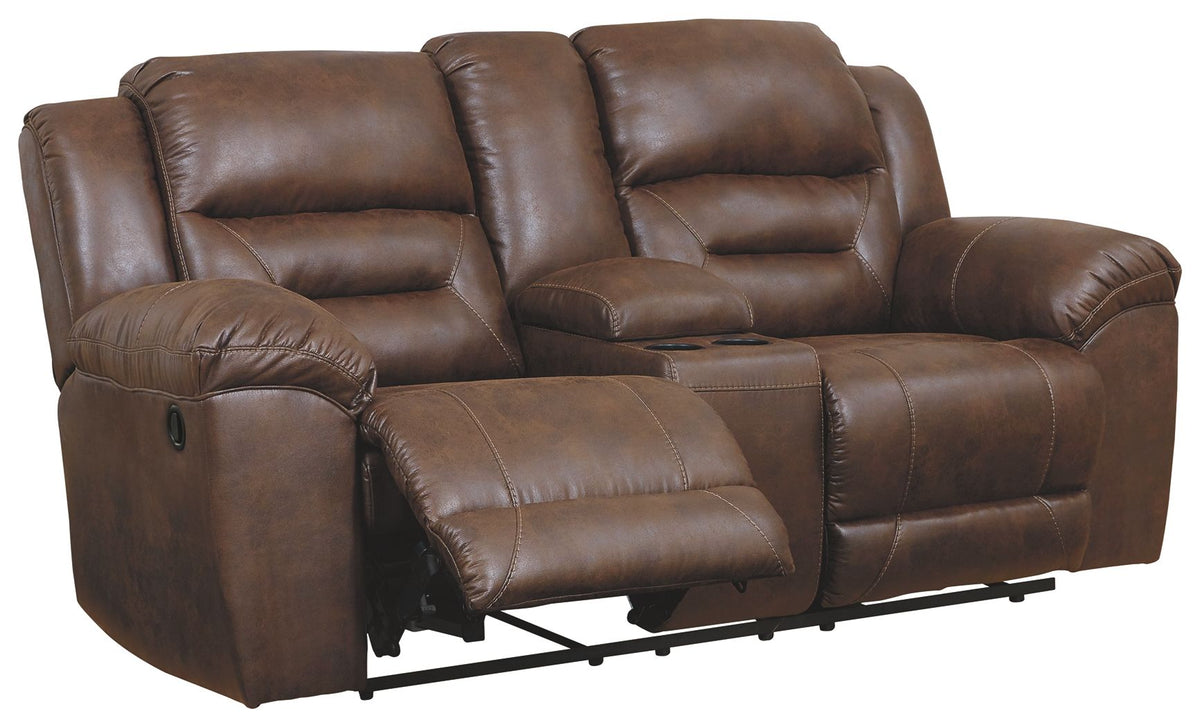 Stoneland - Reclining Loveseat by Ashley – view 3