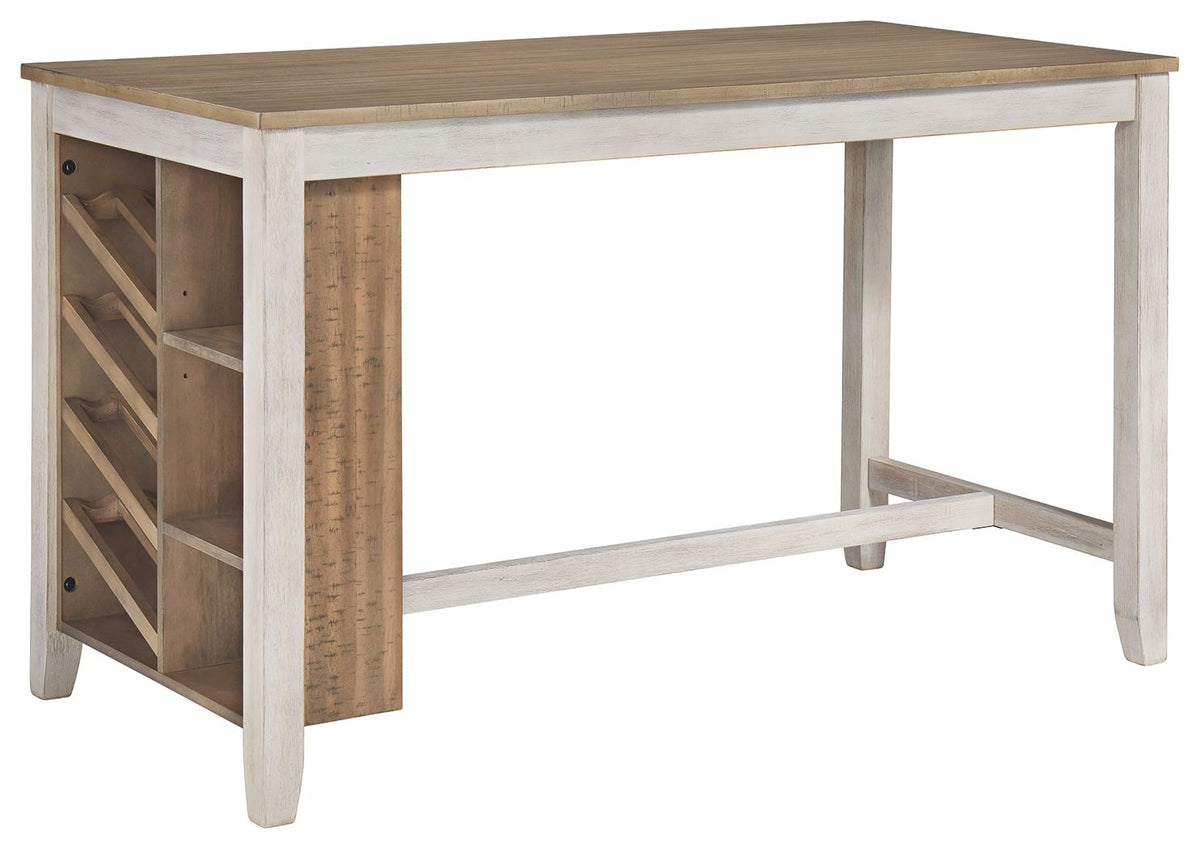 Skempton - Rectangular Counter Table With Storage Set by Ashley – view 8