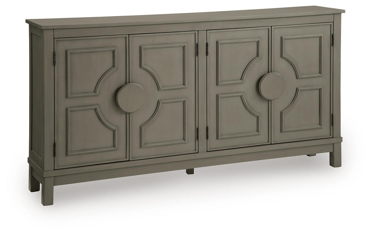Darlock - Accent Cabinet - Warm Gray by Ashley – Accent Cabinets