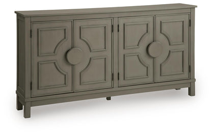 Darlock - Accent Cabinet - Warm Gray by Ashley – Accent Cabinets