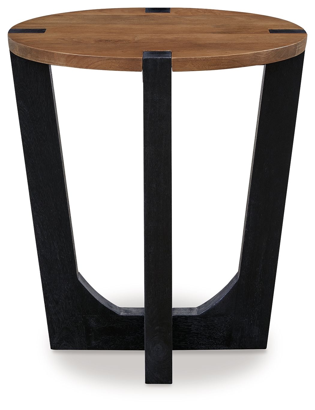 Hanneforth - Round End Table - Brown by Ashley – view 2