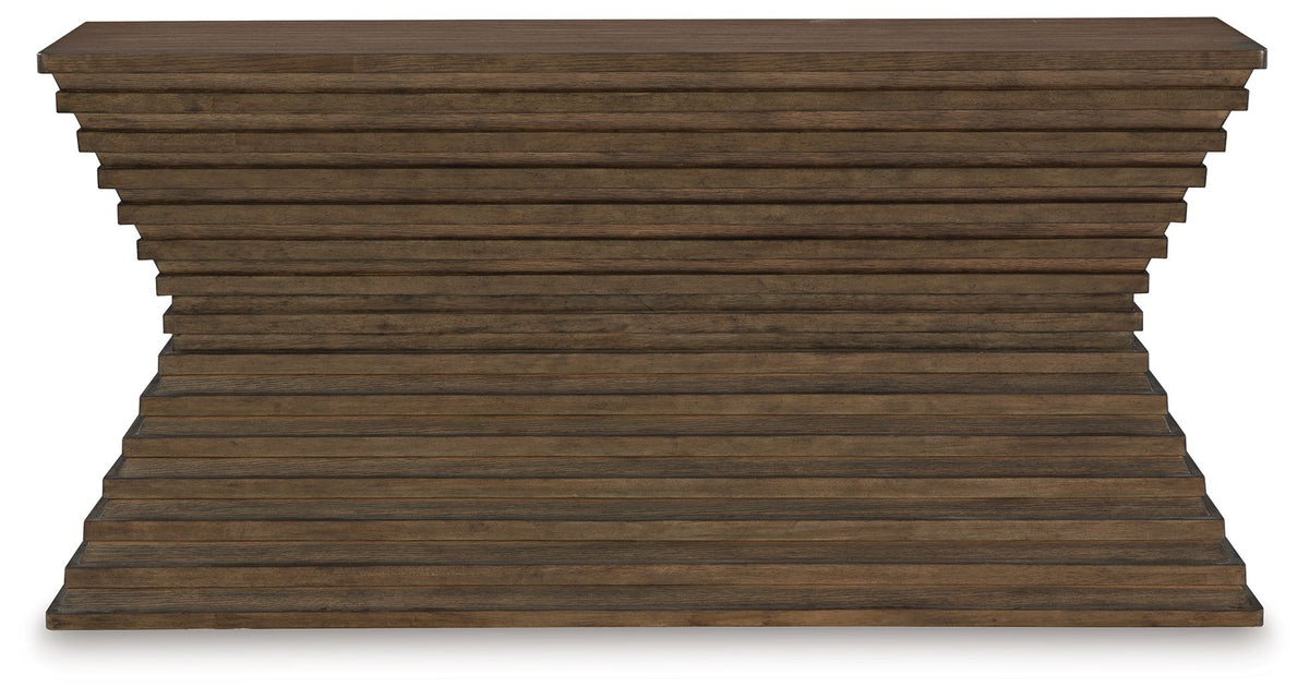 Hannodream - Sofa Table - Warm Brown by Ashley – view 3