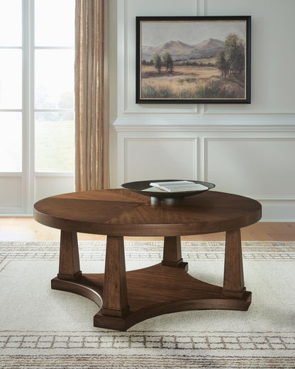 Rustic Plains - Round Table by Ashley – view 5