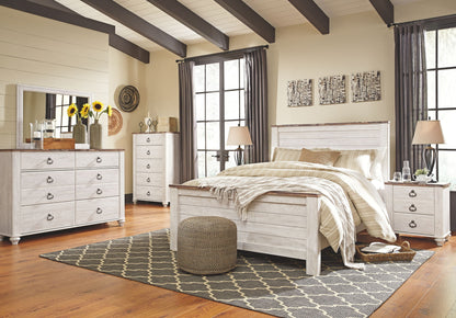 Willowton - Panel Bedroom Set by Ashley – 6 Piece Bedroom Sets