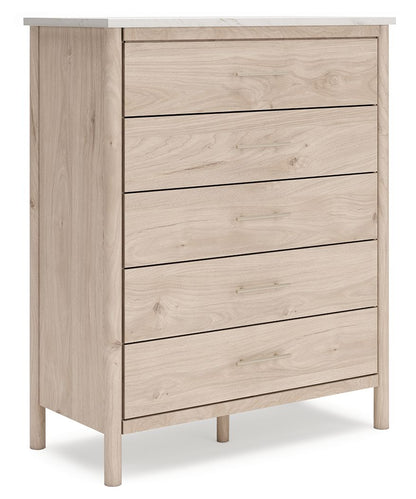 Cadmori - Five Drawer Wide Chest - Two-Tone by Ashley – Accent Chests