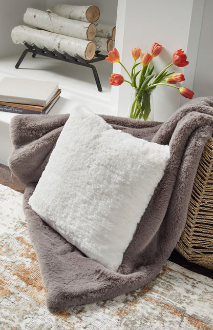 Gariland - Faux Fur Pillow by Ashley – view 7