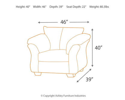 Darcy - Arm Chair by Ashley – view 4