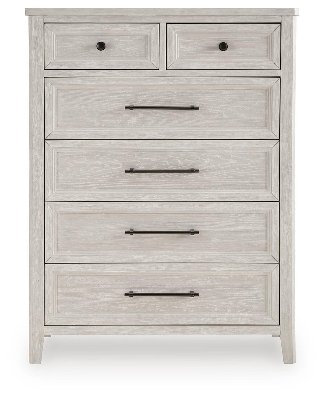 Darbonton - Six Drawer Chest - Dove White by Ashley – view 3