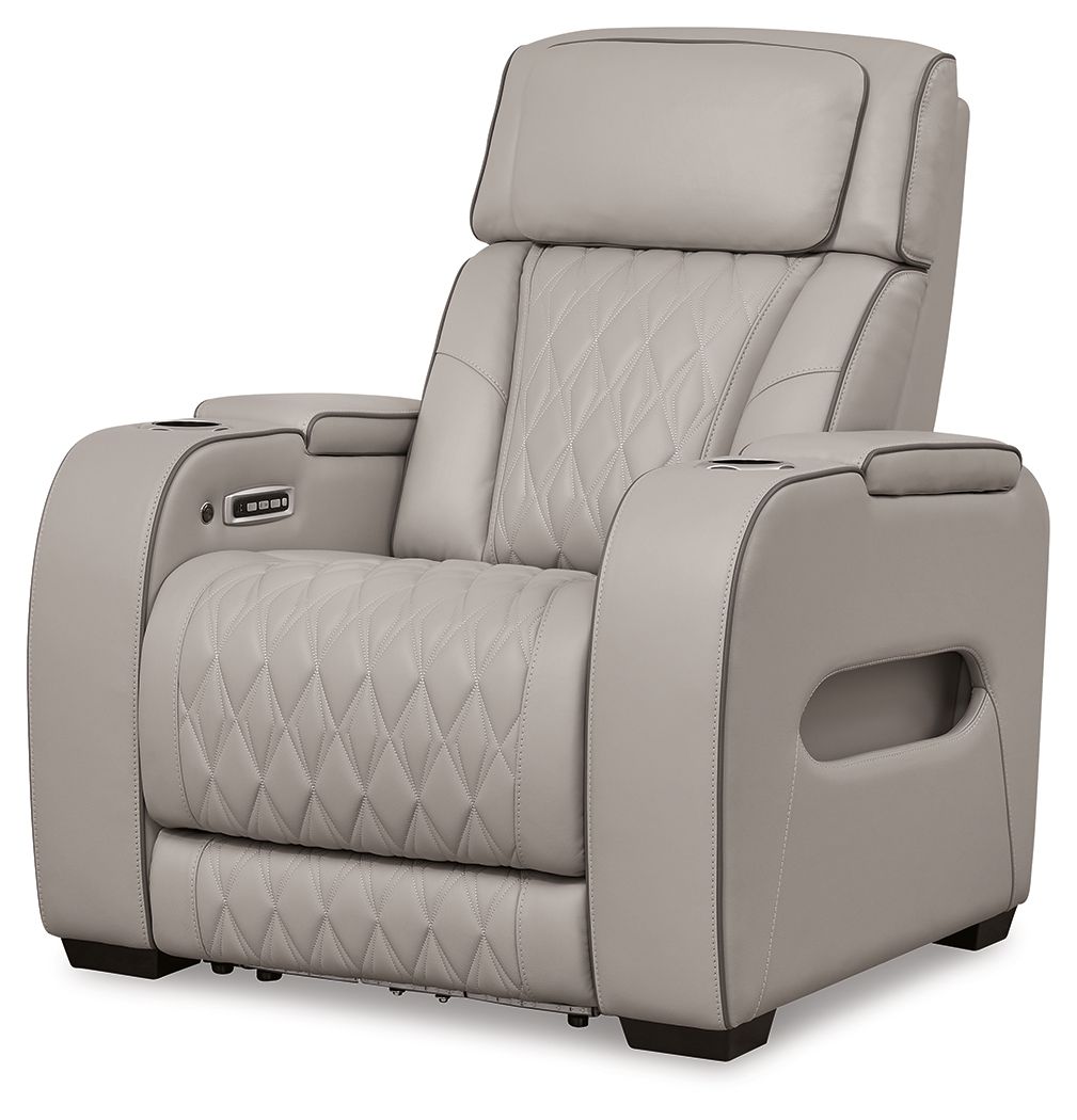 Boyington - Power Recliner/Adj Headrest by Ashley – Reclining Chairs