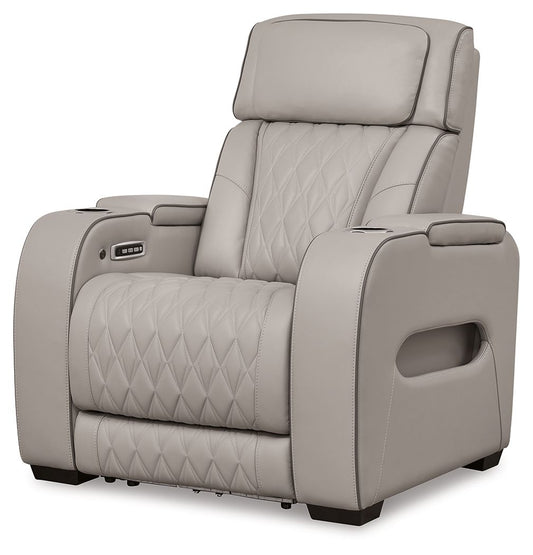 Boyington - Power Recliner/Adj Headrest by Ashley – Reclining Chairs