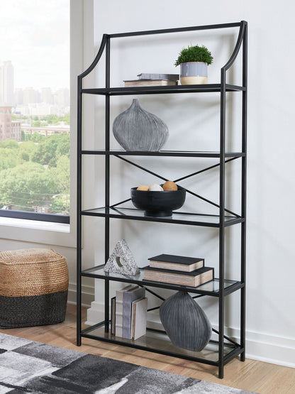 Dakerwell - Bookcase - Antique Black by Ashley – view 3
