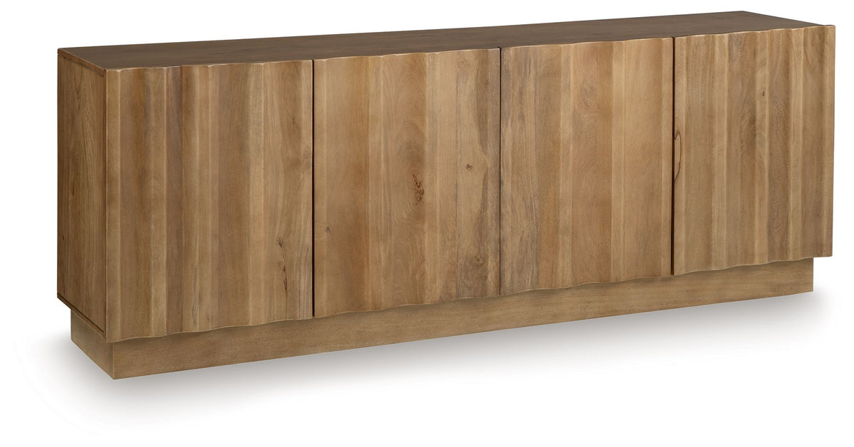 Timkins - Accent Cabinet - White Washed by Ashley – Accent Cabinets