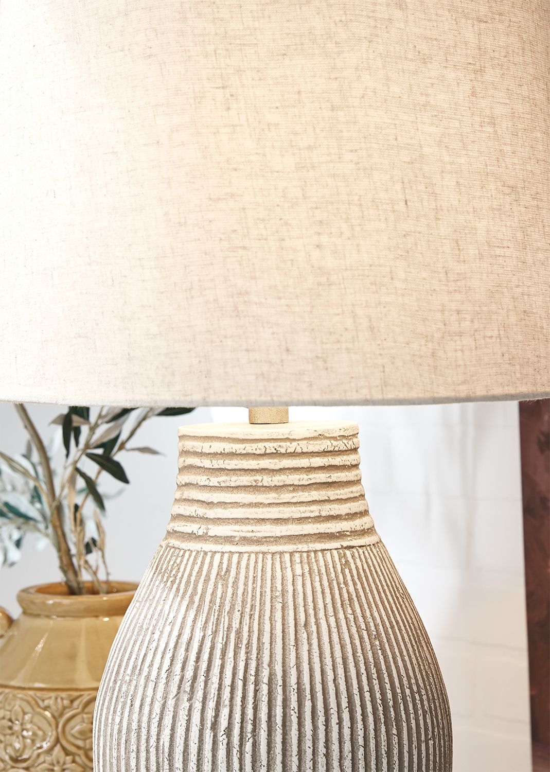 Layal - Paper Table Lamp  - Beige by Ashley – view 3