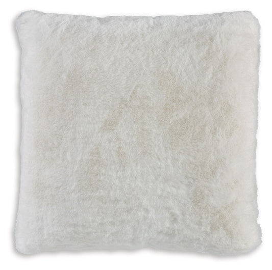 Gariland - Faux Fur Pillow by Ashley – Throw Pillows