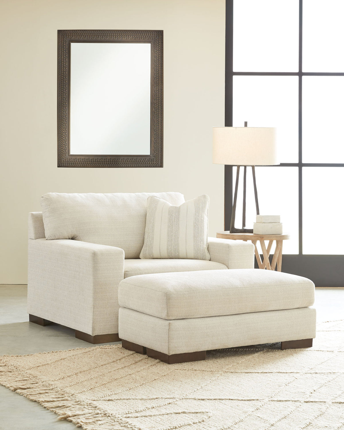 Maggie - Living Room Set by Ashley – Stationary Chair & Ottoman
