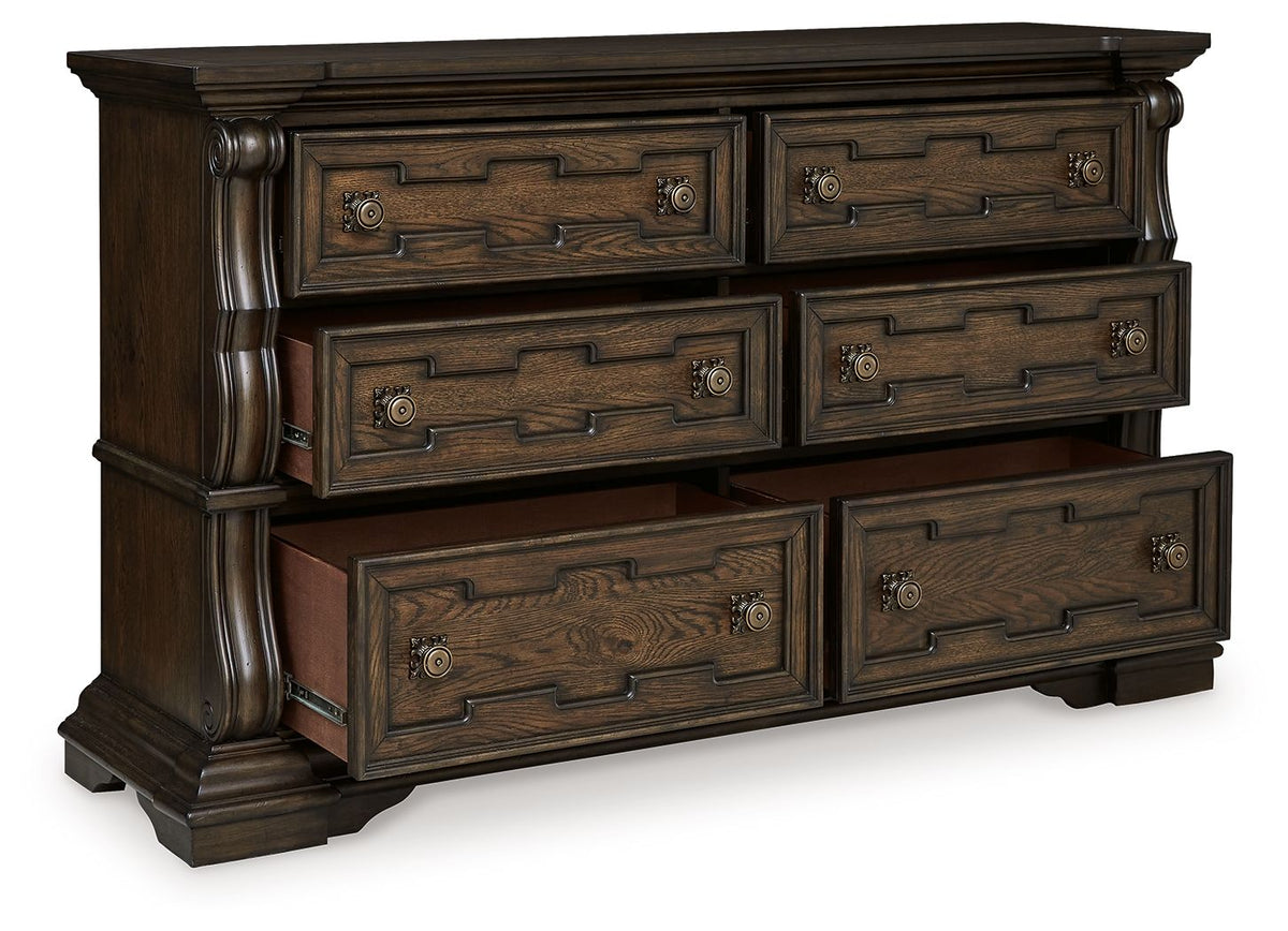 Maylee - Dresser - Dark Brown by Ashley – view 2