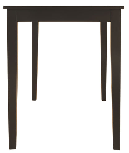 Kimonte - Rectangular Dining Room Table - Dark Brown by Ashley – view 2
