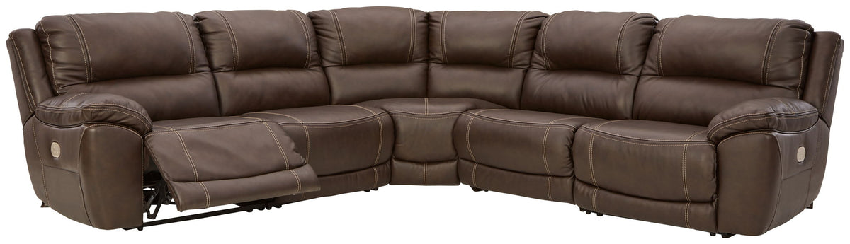 Dunleith - 5 Piece Power Reclining Sectional by Ashley – view 3