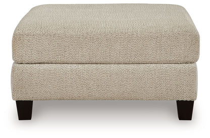 Steelwater Retreat - Oversized Accent Ottoman - Latte – view 3