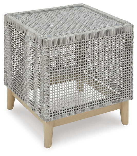 Seton Creek - Square End Table - Gray by Ashley – End Tables