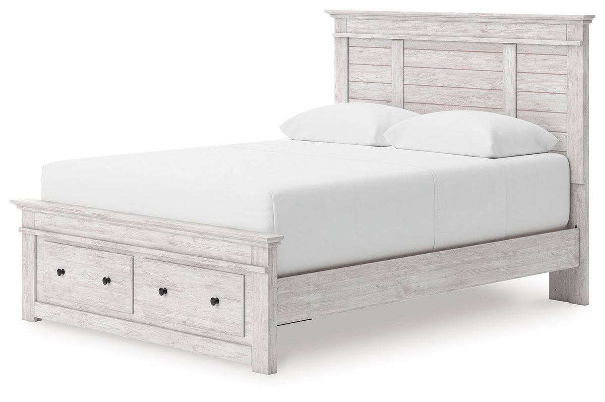 Makidern - Panel Storage Bed