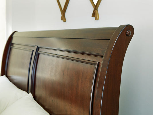 Trellington - Queen Sleigh Storage Bed - Brown by Ashley – view 2